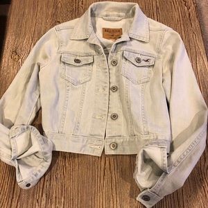 Light Washed, Cropped Jean Jacket